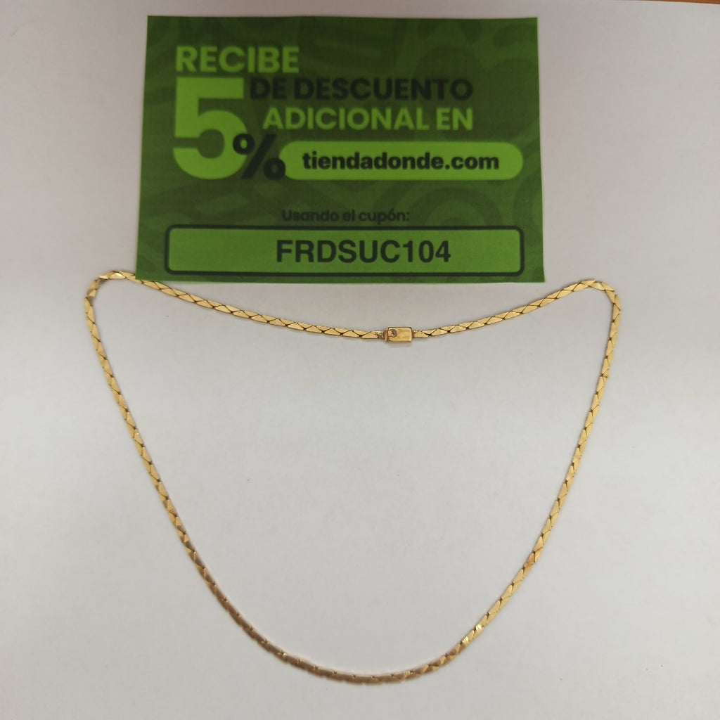 CADENA ORO 14 K 11,10 GRMS (SEMINUEVO)