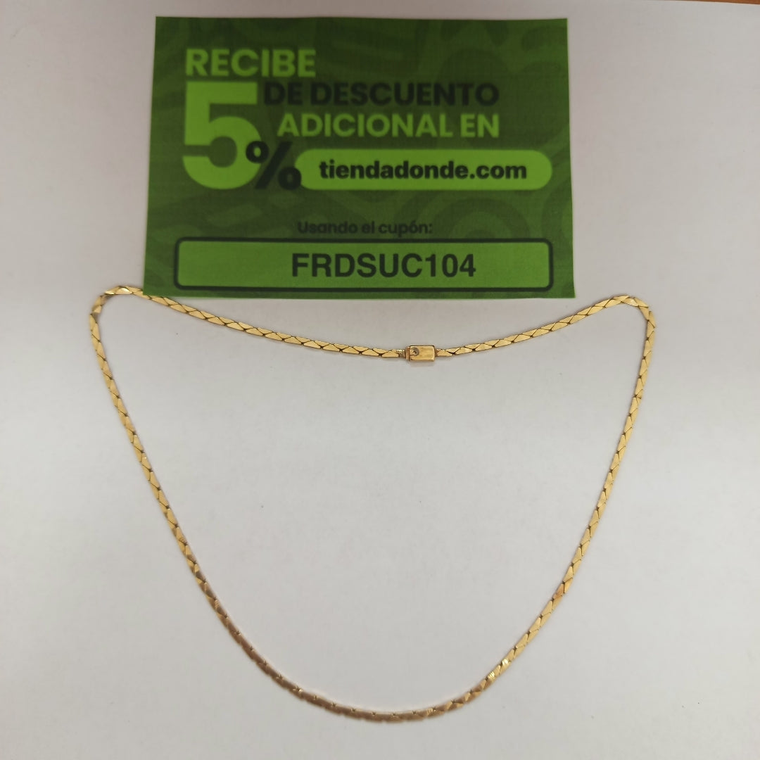 CADENA ORO 14 K 11,10 GRMS (SEMINUEVO)