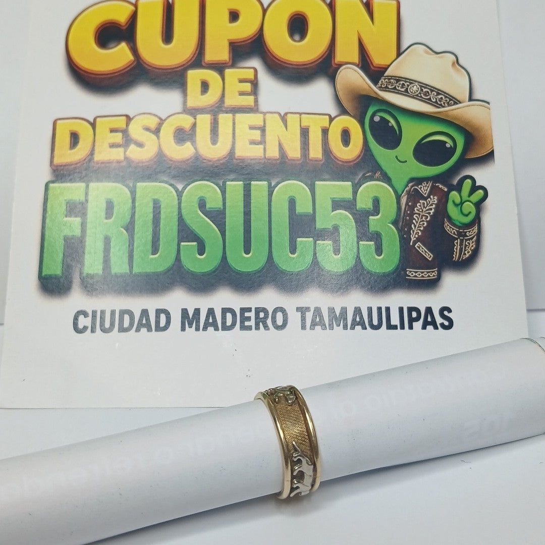 ANILLO ORO 14 K 2,50 GRMS (SEMINUEVO)