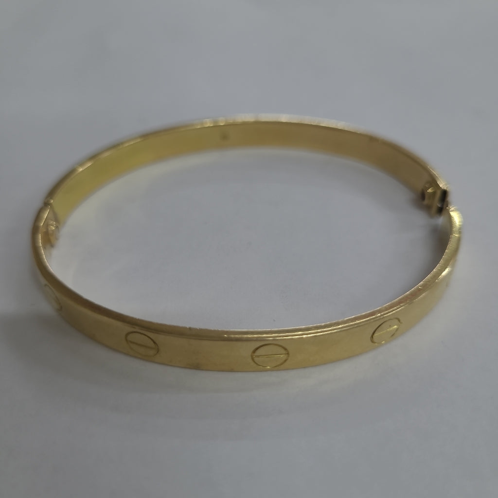 PULSERA RIGIDA ORO 18 K 35,20 GRMS (SEMINUEVO)