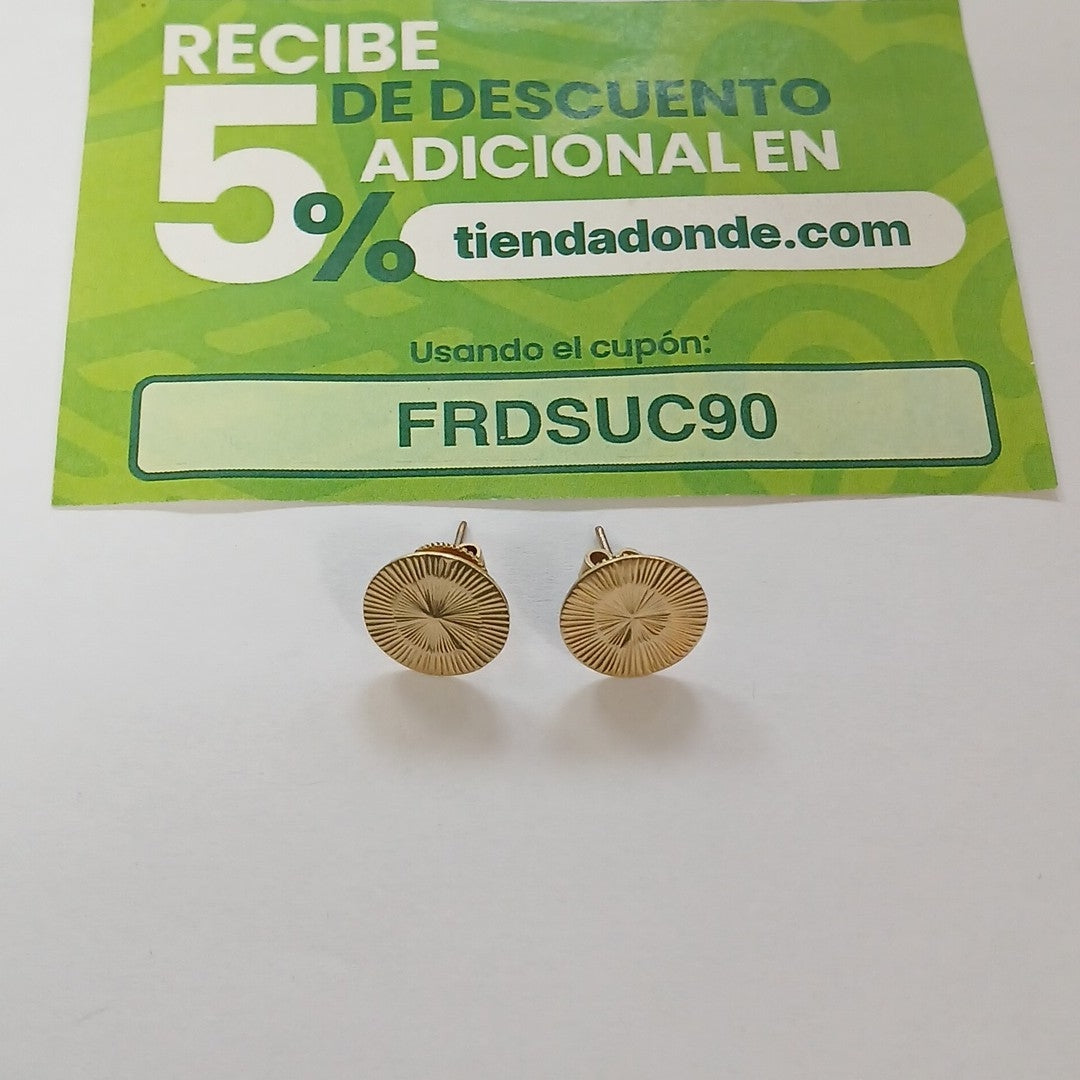 BROQUELES PAR ORO 10 K 2,70 GRMS (SEMINUEVO)