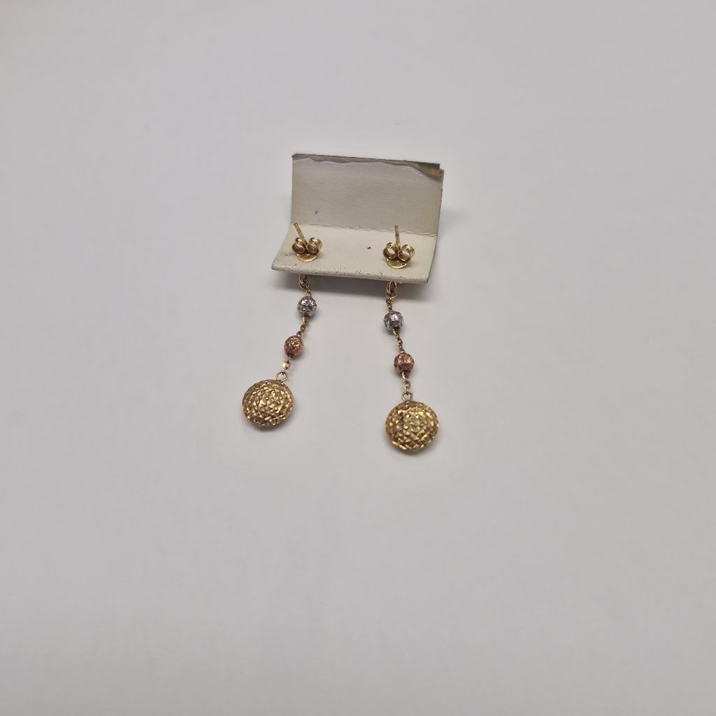 ARETES PAR ORO 10 K 2,10 GRMS (SEMINUEVO)