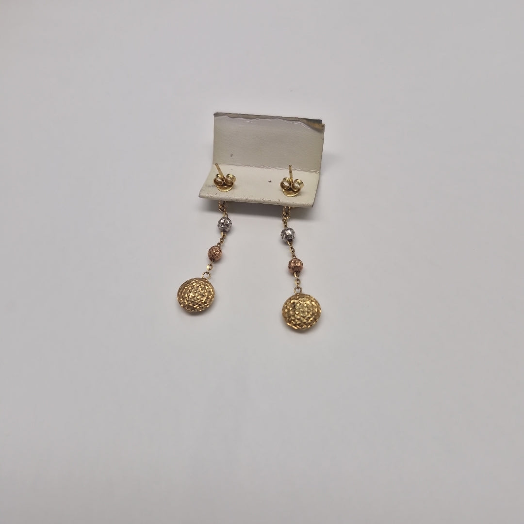 ARETES PAR ORO 10 K 2,10 GRMS (SEMINUEVO)