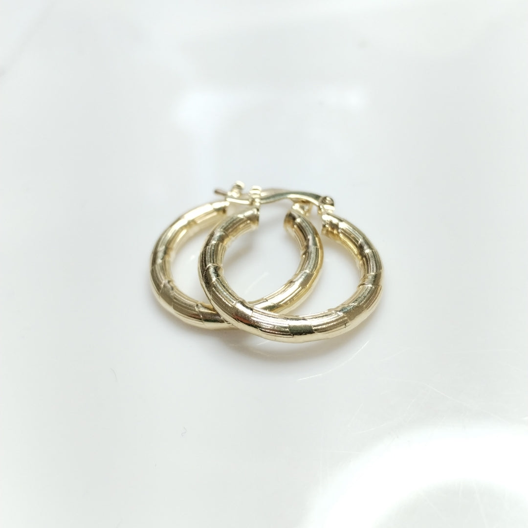 ARETES ARRACADAS 14K 2.7 GR (NUEVO)
