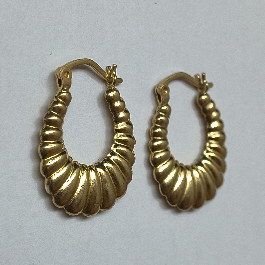 ARRACADAS PAR ORO 14 K 2 GRMS (SEMINUEVO)