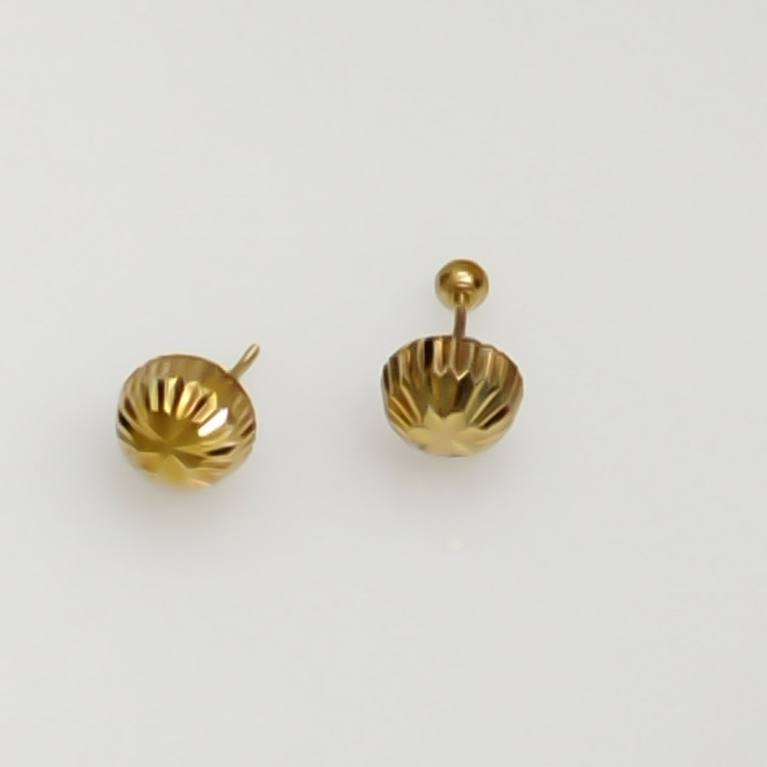 BROQUELES PAR ORO 14 K 0,40 GRMS (SEMINUEVO)