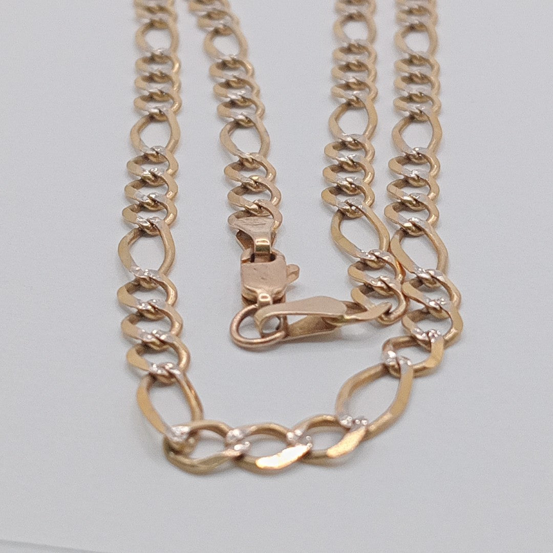 CADENA ORO, RODIADO 10 K 10.3 GRMS (SEMINUEVO)