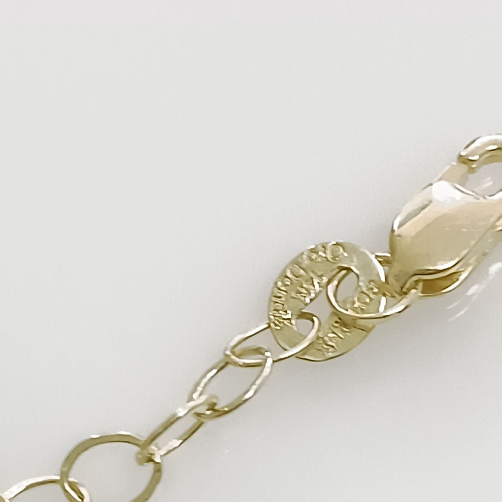 PULSERA ESPECIAL 14K 21 CM 1.9 GR (NUEVO)