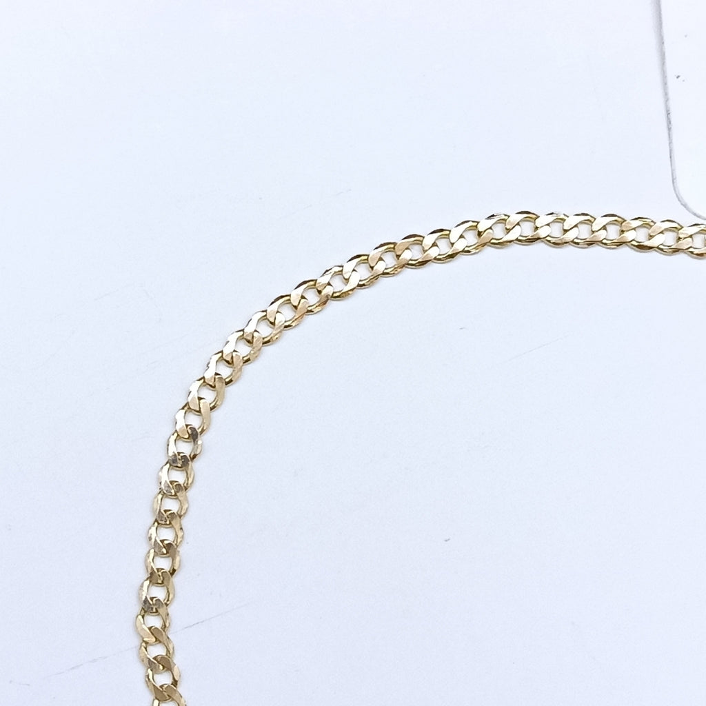 PULSERA BARBADA 14K 18 CM 2 GR (NUEVO)
