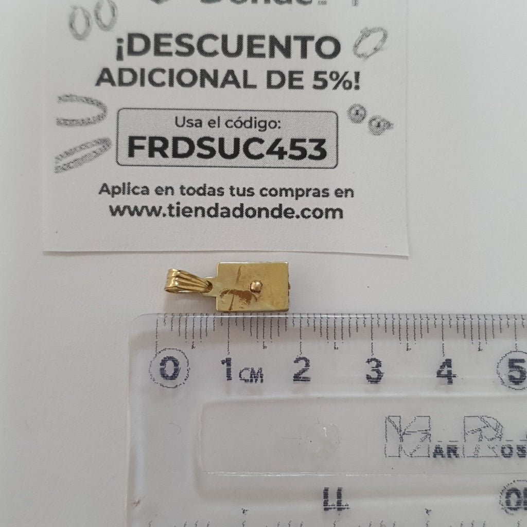 MEDALLA RELIGIOSA ORO 14 K 0,80 GRMS (SEMINUEVO)