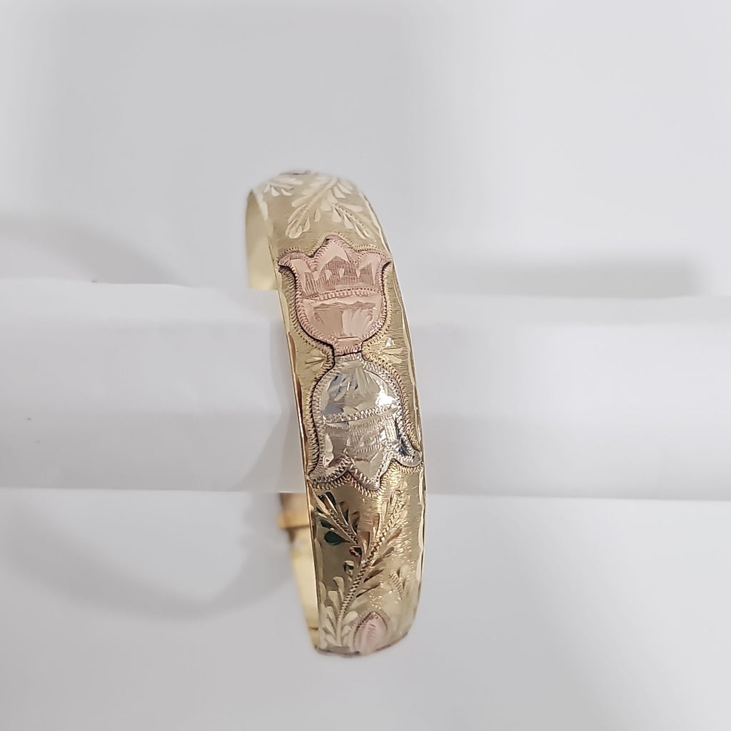 PULSERA RIGIDA ORO 10 K 11,20 GRMS (SEMINUEVO)
