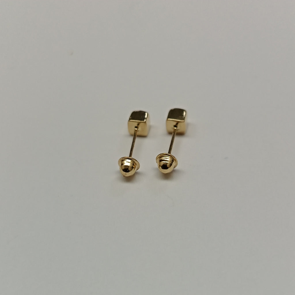 BROQUELES BROQUEL FIG CUBO 14K 0.203 GR (NUEVO)