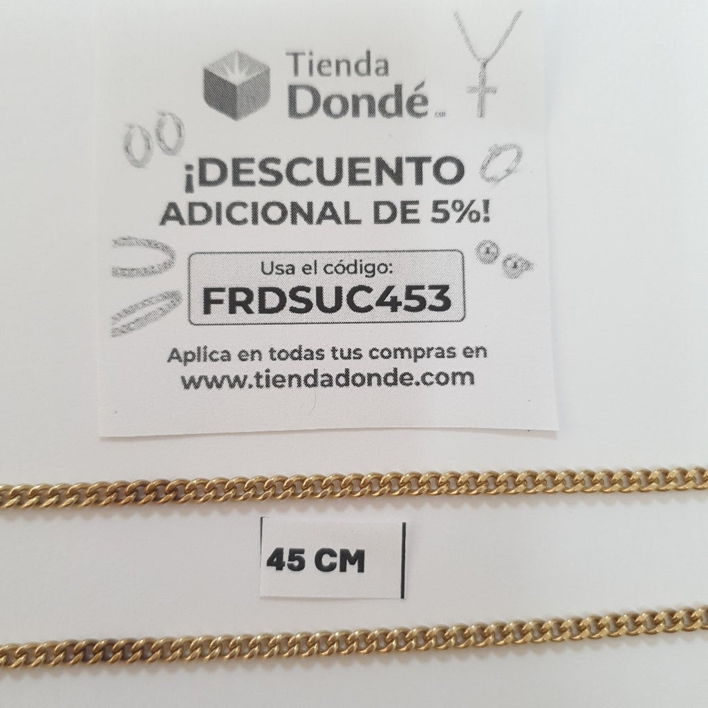 CADENA ORO 14 K 10,50 GRMS (SEMINUEVO)