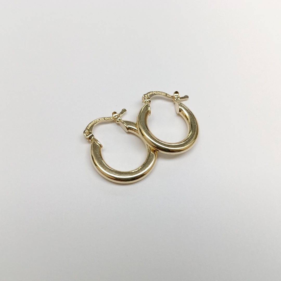 ARETES ARRACADAS 14K 1.6 GR (NUEVO)