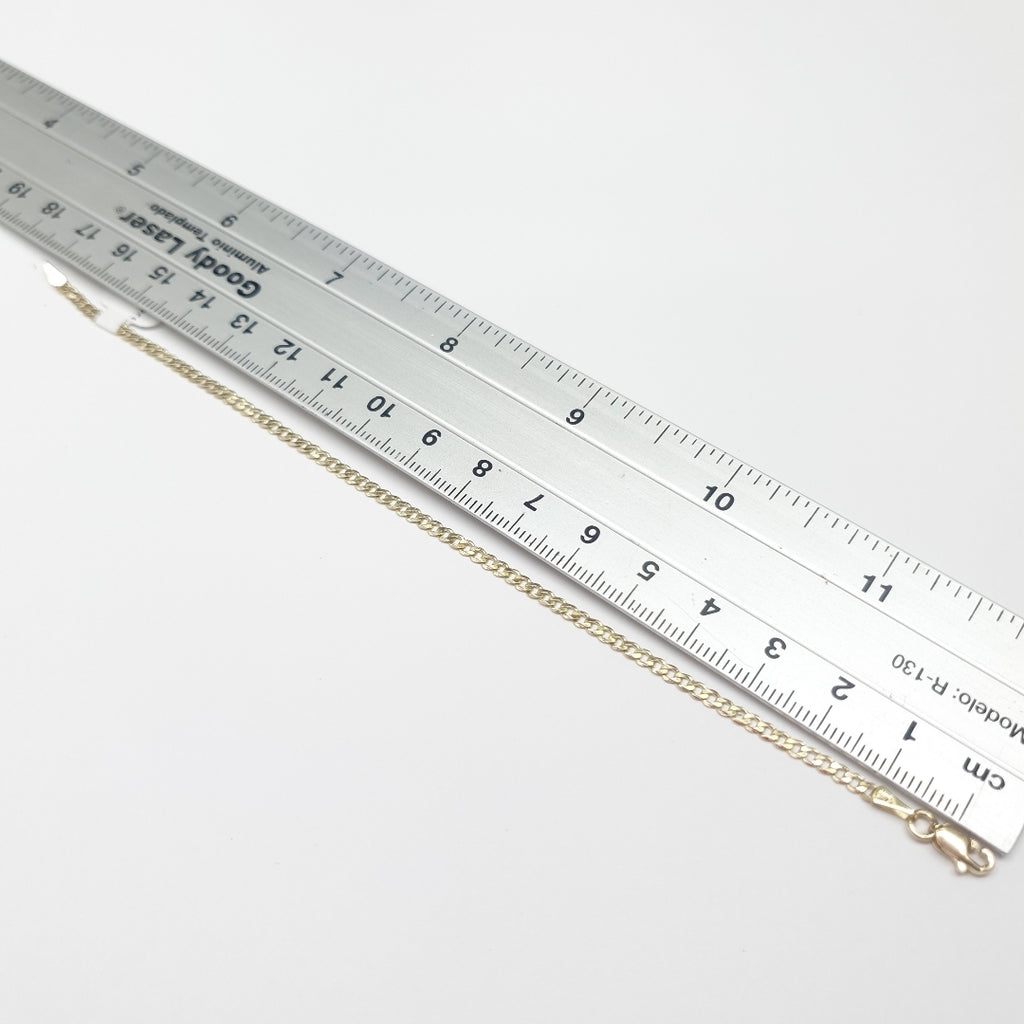 PULSERA BARBADA 14K 18 CM 2 GR (NUEVO)