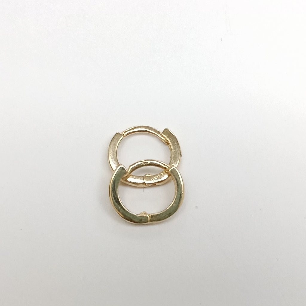 ARETES HUGGIE 14K 1.3 GR (NUEVO)