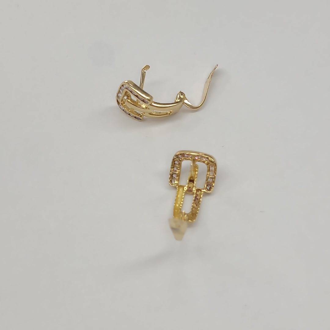 ARETES PAR ORO 18 K 2,90 GRMS (SEMINUEVO)