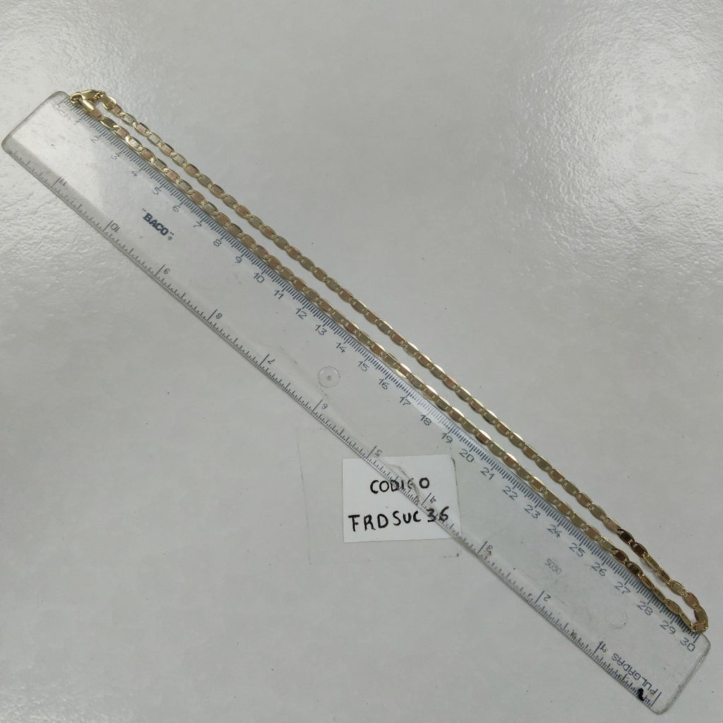 CADENA ORO,ORO COMBINADO 14 K 10,70 GRMS (SEMINUEVO)