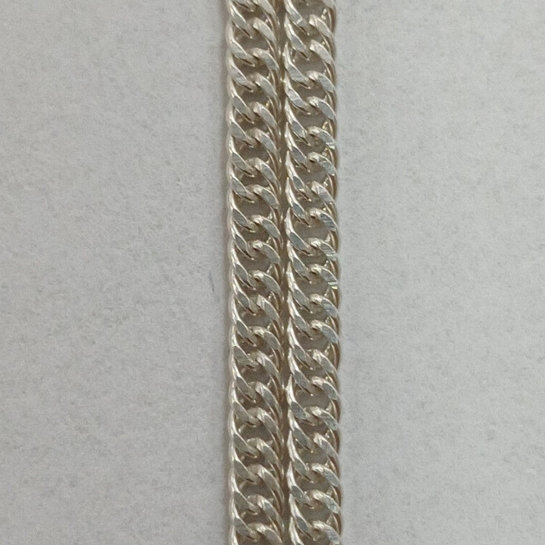 CADENA BARBADA PLATA .925 50 CM 4.22 GR (NUEVO)