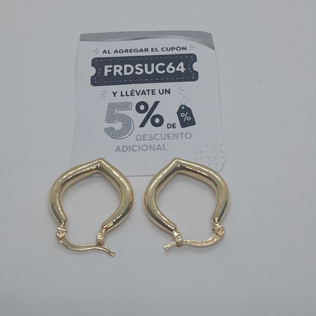 ARETES ARRACADAS 14K 2.1 GR (NUEVO)