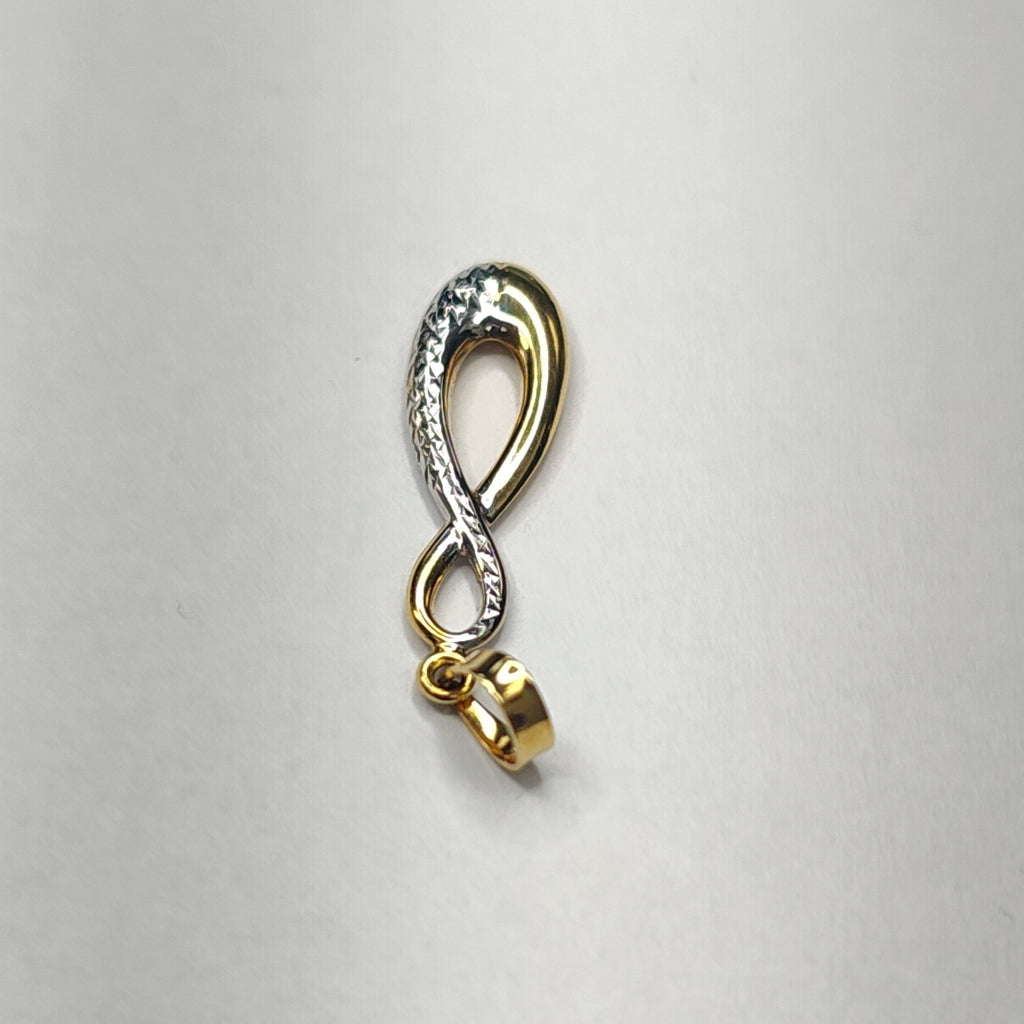 DIJE ORO COMBINADO 14 K 0,60 GRMS (SEMINUEVO)