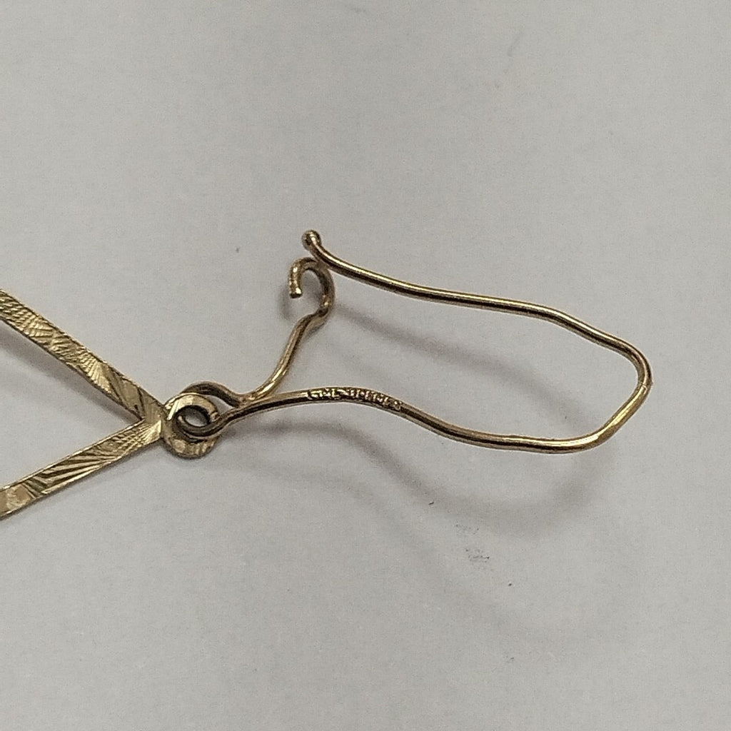 ARETES PAR ORO 14 K 1.8 GRMS (SEMINUEVO)