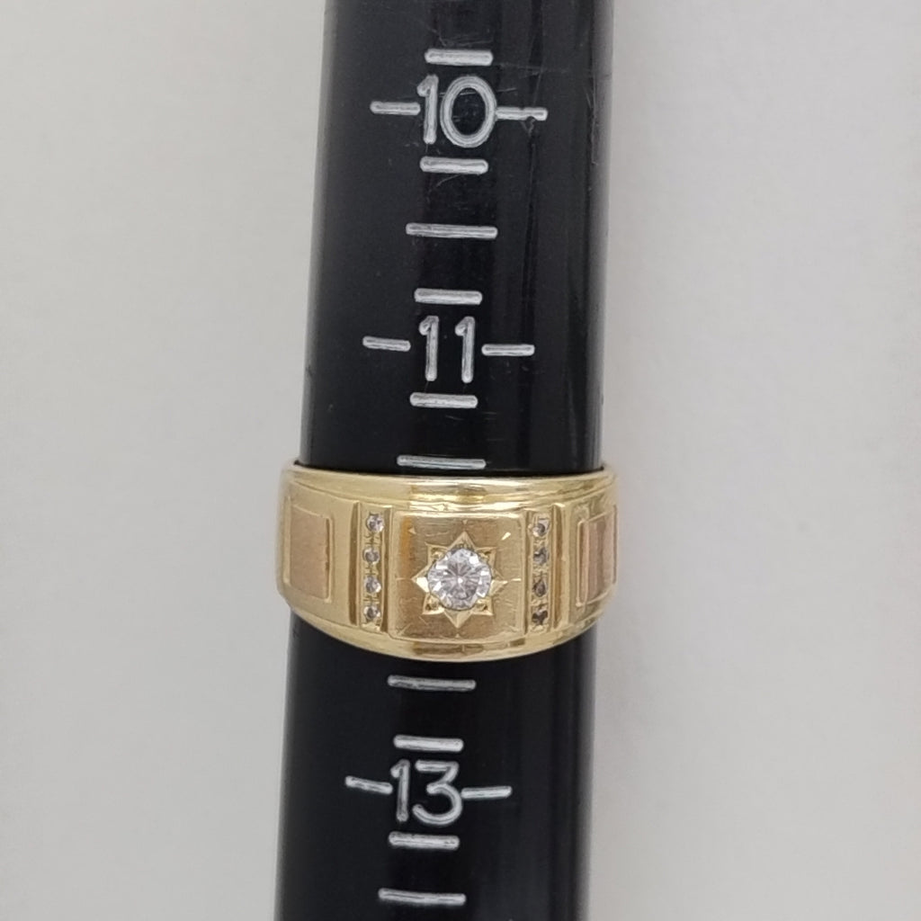 ANILLO ORO 10 K 9.5 GRMS (SEMINUEVO)