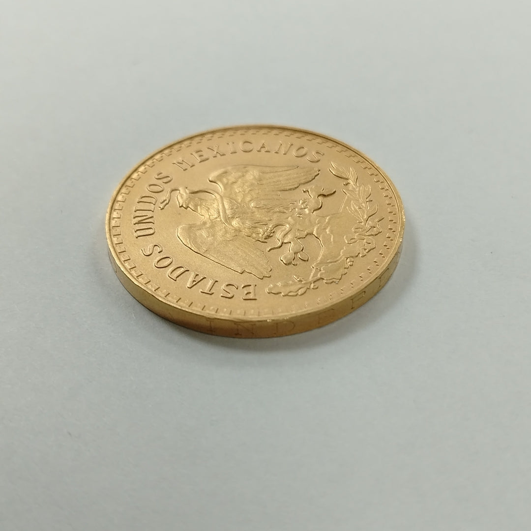 K1 41.6 GRMS 21 K IDENTIFICACIÓN MONEDA NOMINATIVA MONEDAS PESOS 50 PESOS (SEMINUEVO)