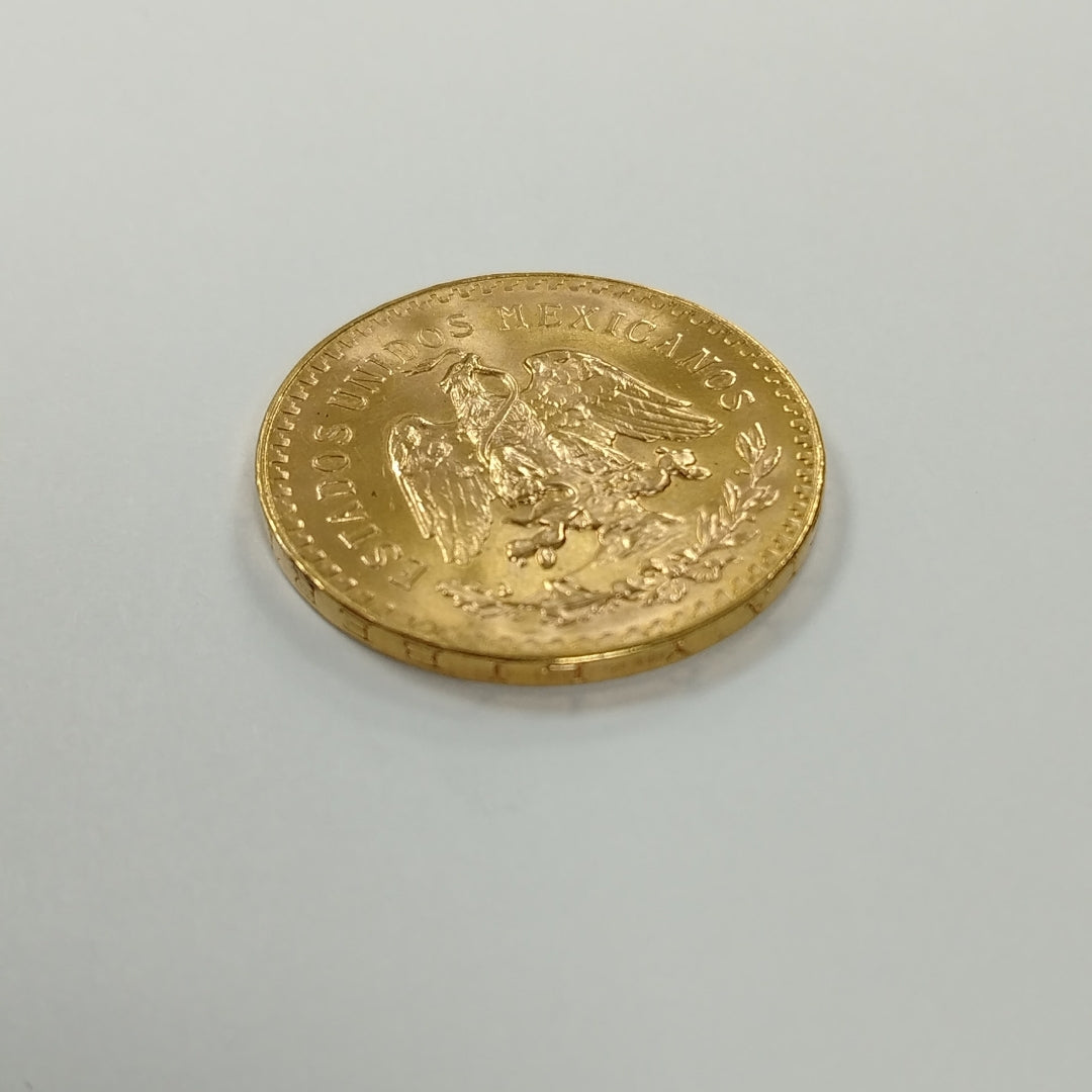 K1 41.6 GRMS 21 K IDENTIFICACIÓN MONEDA NOMINATIVA MONEDAS PESOS 50 PESOS (SEMINUEVO)