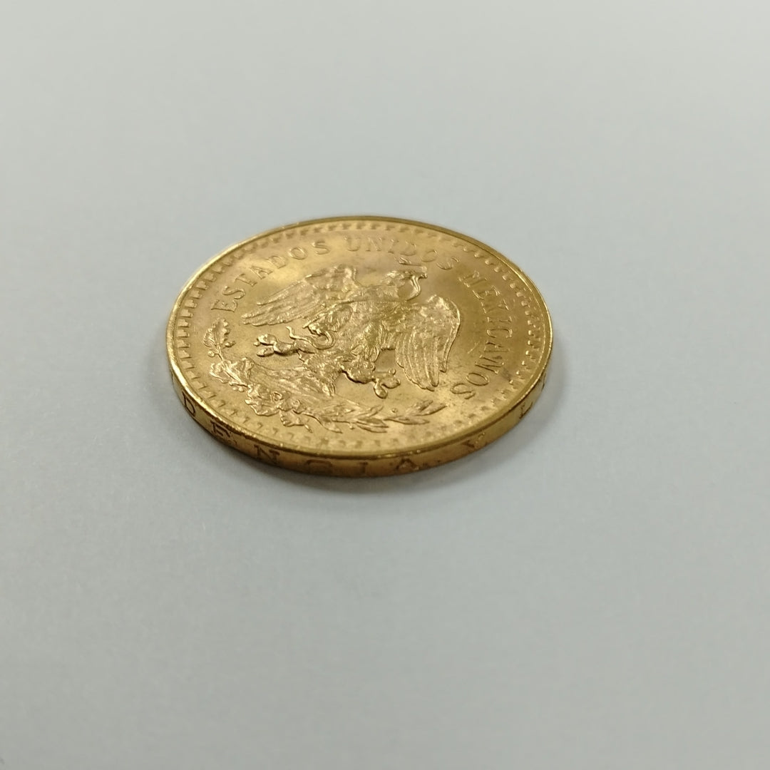 K1 41.6 GRMS 21 K IDENTIFICACIÓN MONEDA NOMINATIVA MONEDAS PESOS 50 PESOS (SEMINUEVO)