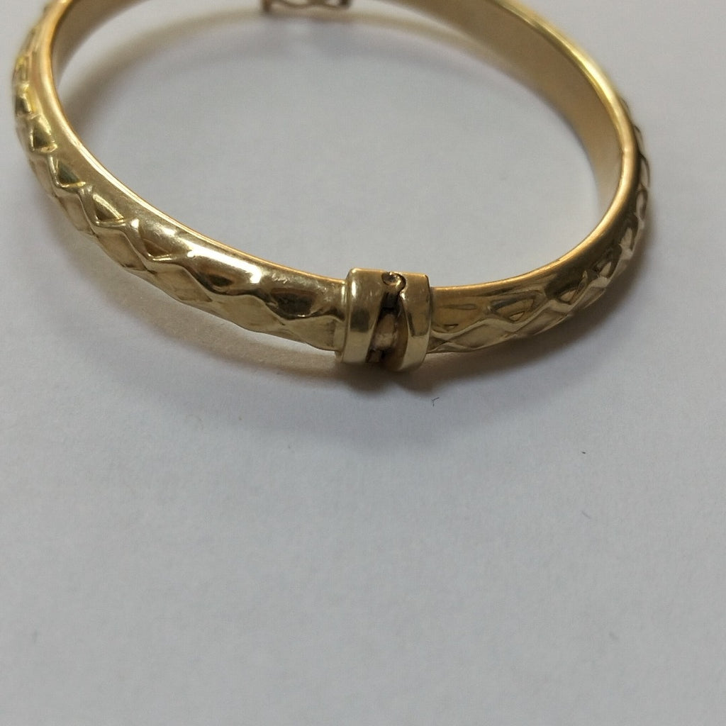 PULSERA RIGIDA ORO 14 K 8.5 GRMS (SEMINUEVO)