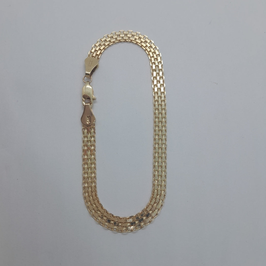PULSERA ESPECIAL 14K 18 CM 4.4 GR (NUEVO)