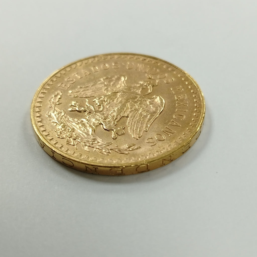 K1 41.6 GRMS 21 K IDENTIFICACIÓN MONEDA NOMINATIVA MONEDAS PESOS 50 PESOS (SEMINUEVO)