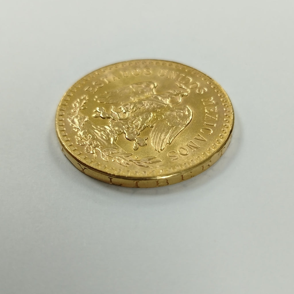 K1 41.6 GRMS 21 K IDENTIFICACIÓN MONEDA NOMINATIVA MONEDAS PESOS 50 PESOS (SEMINUEVO)
