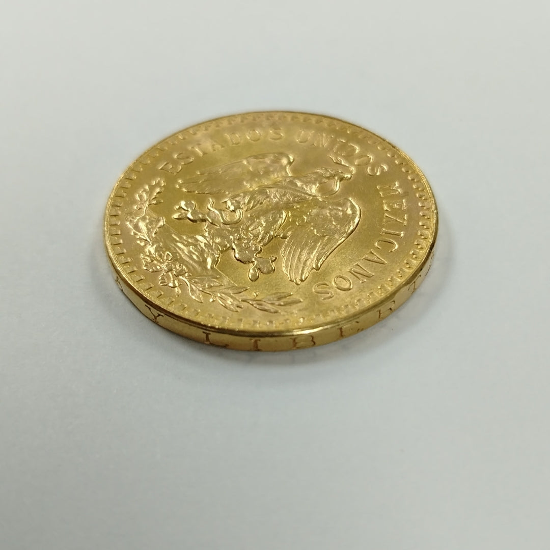 K1 41.6 GRMS 21 K IDENTIFICACIÓN MONEDA NOMINATIVA MONEDAS PESOS 50 PESOS (SEMINUEVO)