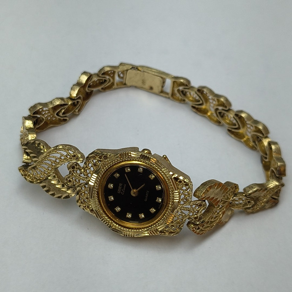 RELOJ CAJA ACERO PULSO ORO ORO 14 K 26 GRMS (SEMINUEVO)