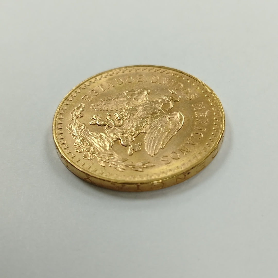 K1 41.6 GRMS 21 K IDENTIFICACIÓN MONEDA NOMINATIVA MONEDAS PESOS 50 PESOS (SEMINUEVO)