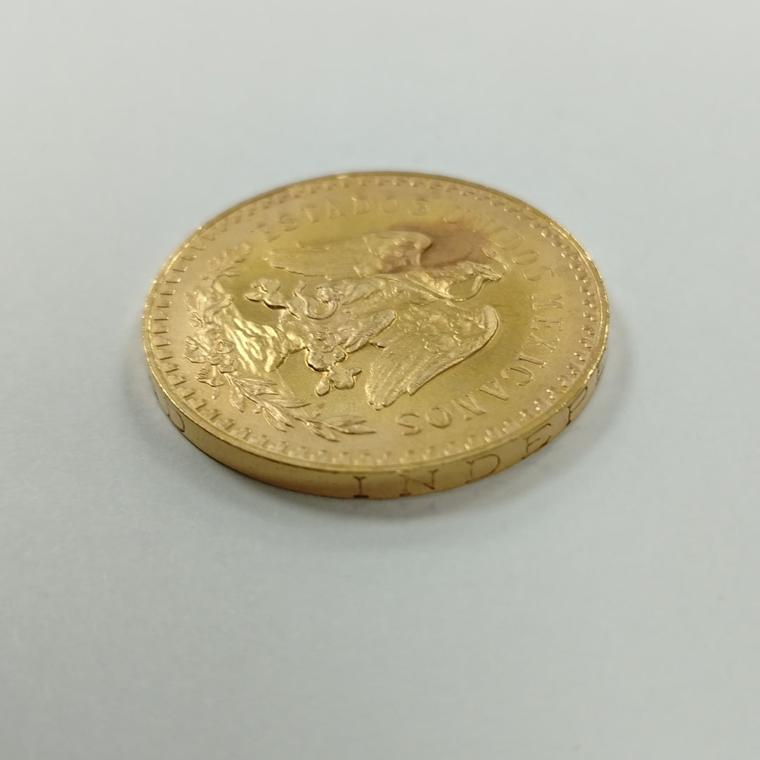 K1 41.6 GRMS 21 K IDENTIFICACIÓN MONEDA NOMINATIVA MONEDAS PESOS 50 PESOS (SEMINUEVO)