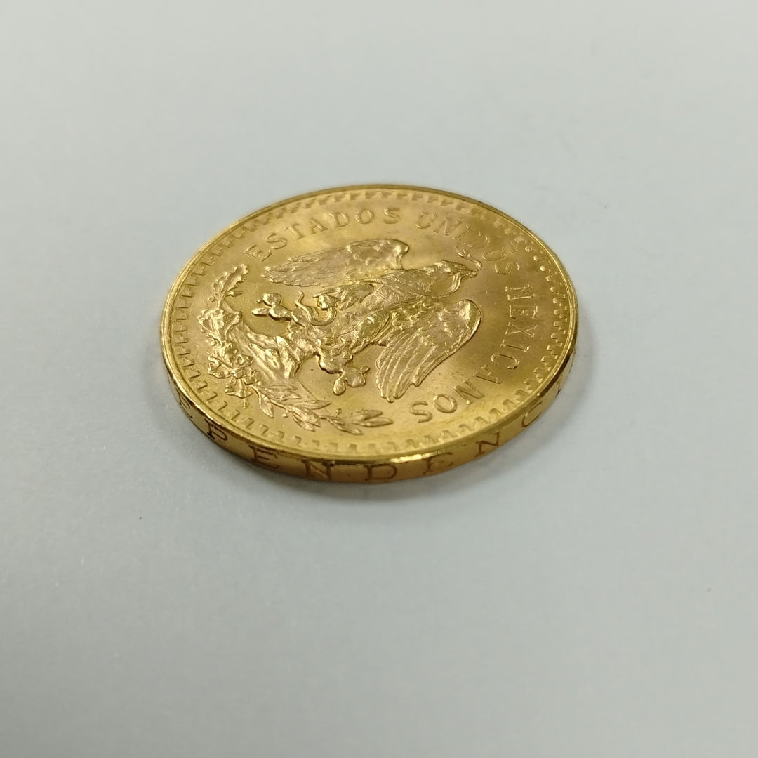 K1 41.6 GRMS 21 K IDENTIFICACIÓN MONEDA NOMINATIVA MONEDAS PESOS 50 PESOS (SEMINUEVO)