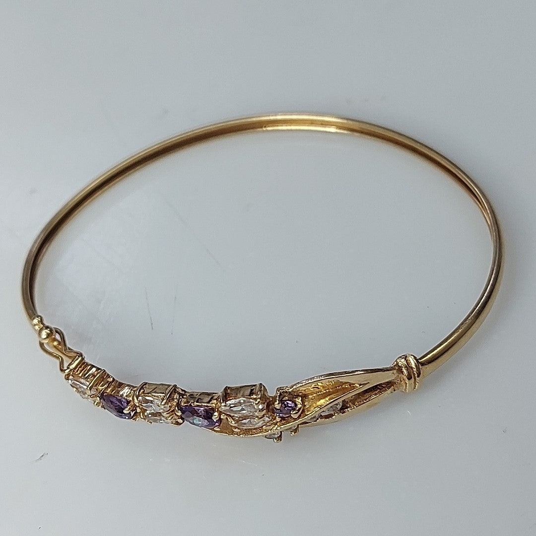 PULSERA RIGIDA ORO 14 K 6.7 GRMS (SEMINUEVO)
