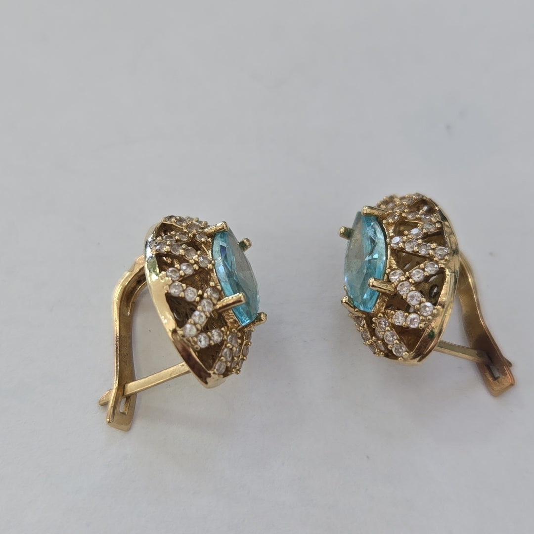 ARETES PAR ORO 10 K 4,50 GRMS (SEMINUEVO)