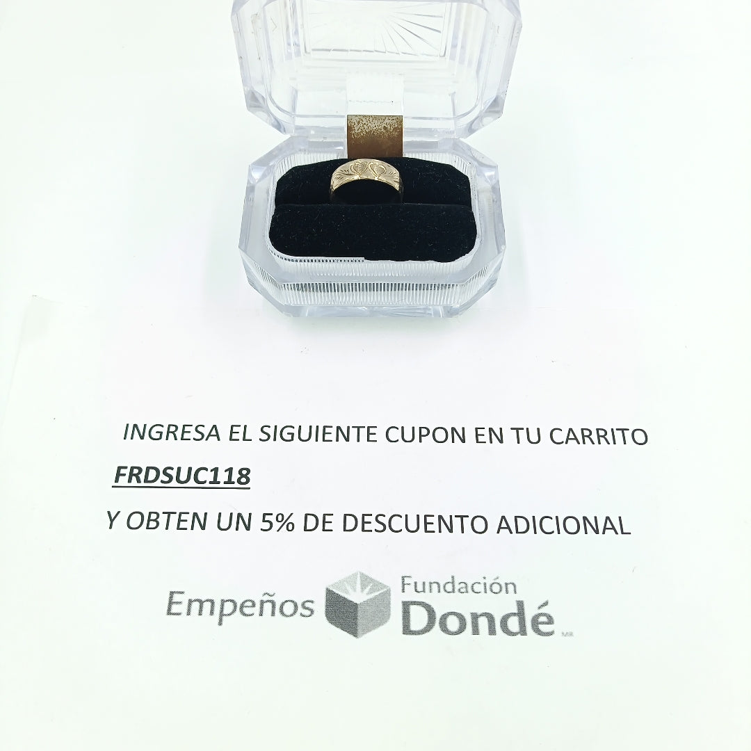ANILLO ORO 8 K 3.8 GRMS (SEMINUEVO)