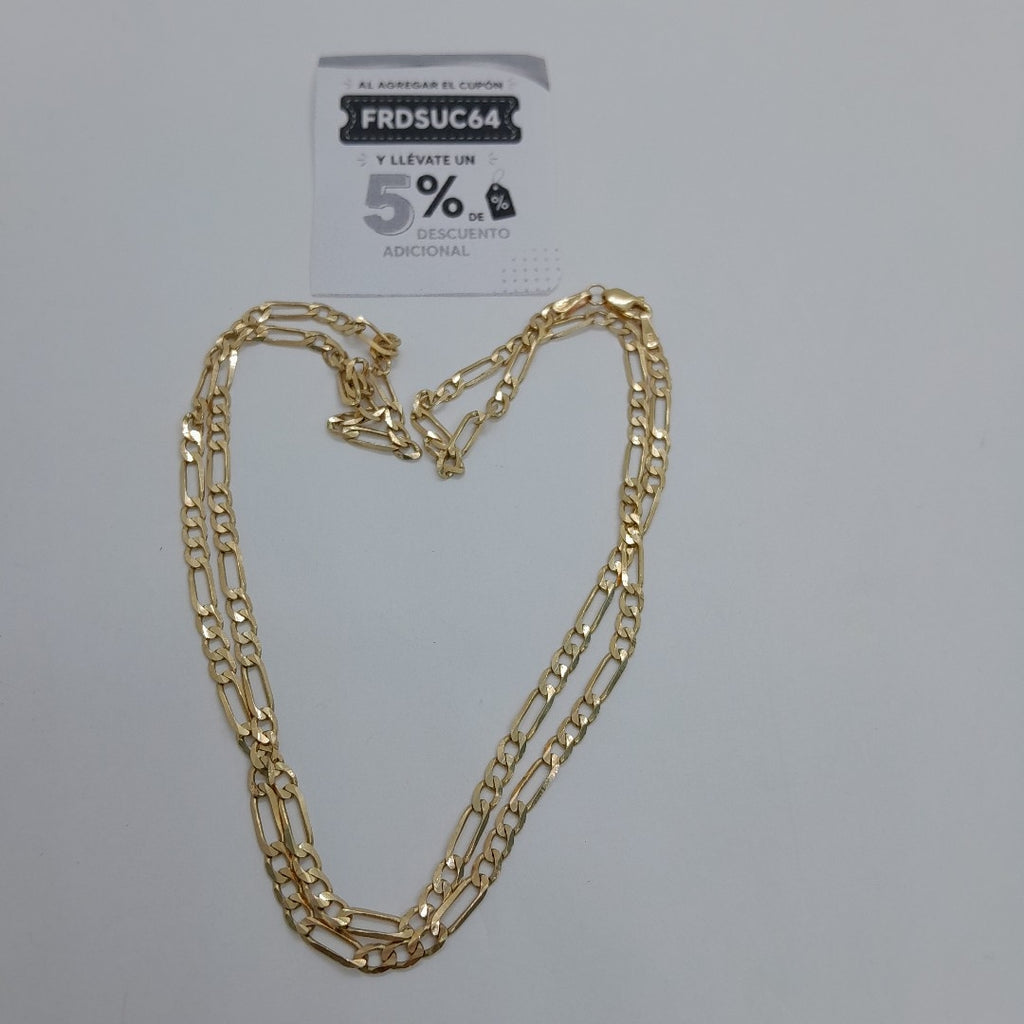 CADENA 3X1 14K 60 CM 7.8 GR (NUEVO)