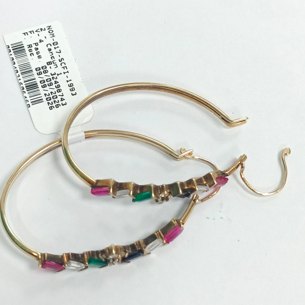 ARRACADAS PAR ORO 10 K 6,60 GRMS (SEMINUEVO)