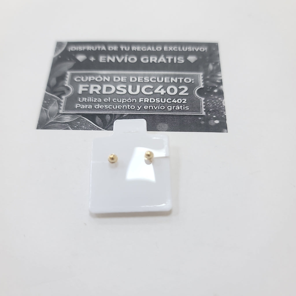 BROQUELES BROQUEL FIG CAPIBARA 14K 0.2657 GR (NUEVO)