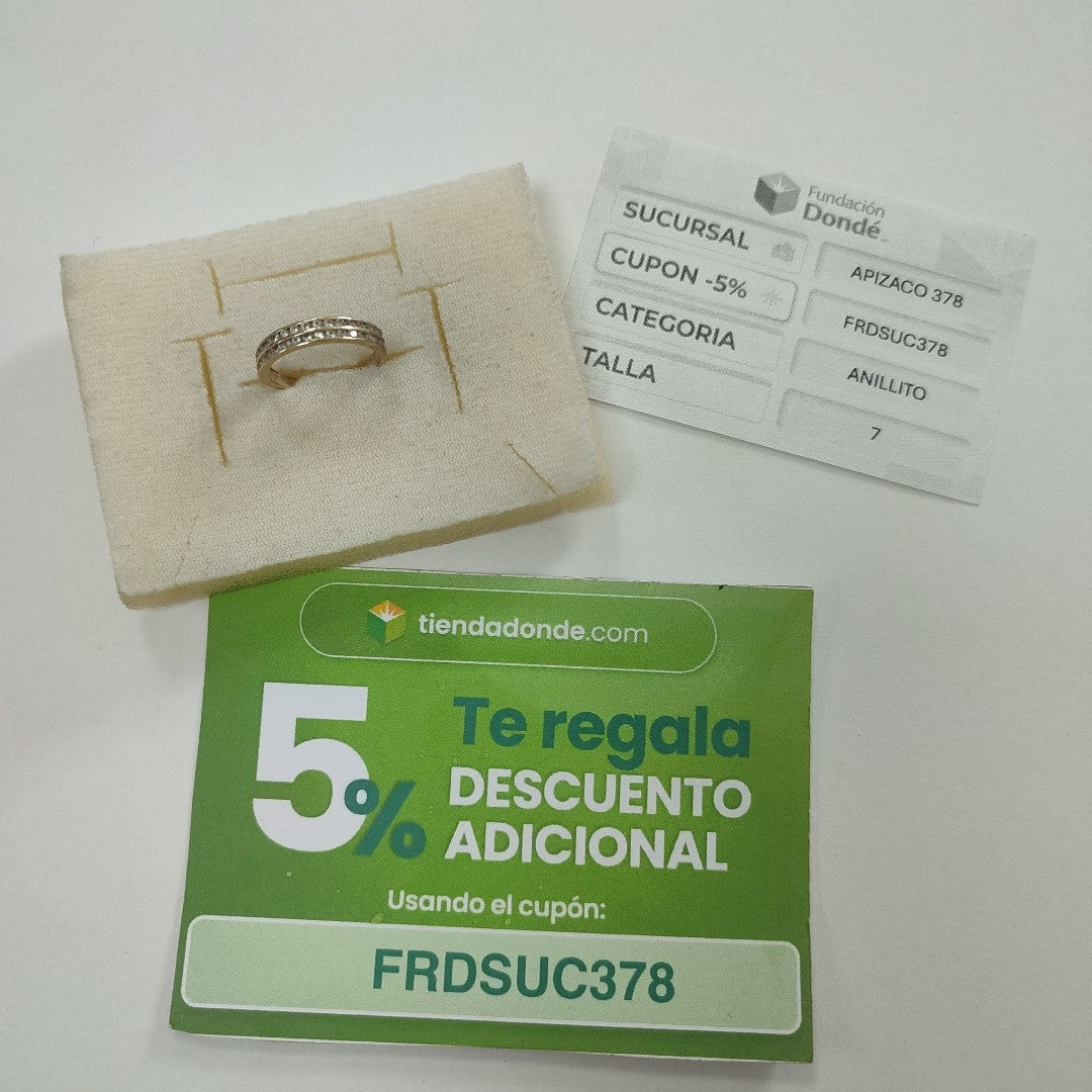 ANILLITO ORO 10 K 2.1 GRMS (SEMINUEVO)