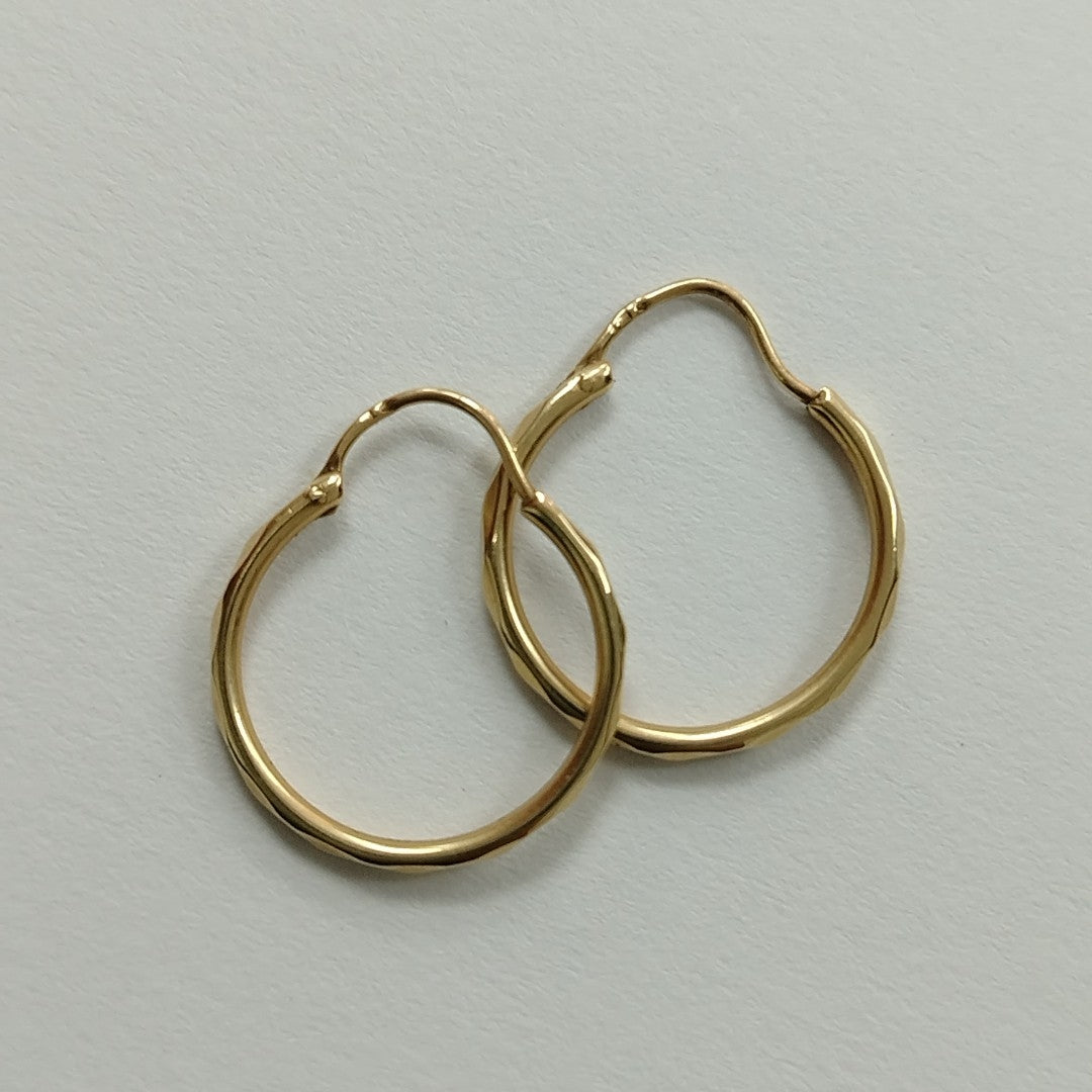 ARRACADAS PAR ORO 14 K 1.1 GRMS (SEMINUEVO)