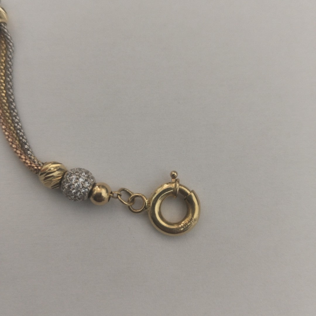 PULSERA ORO 14 K 6.9 GRMS (SEMINUEVO)