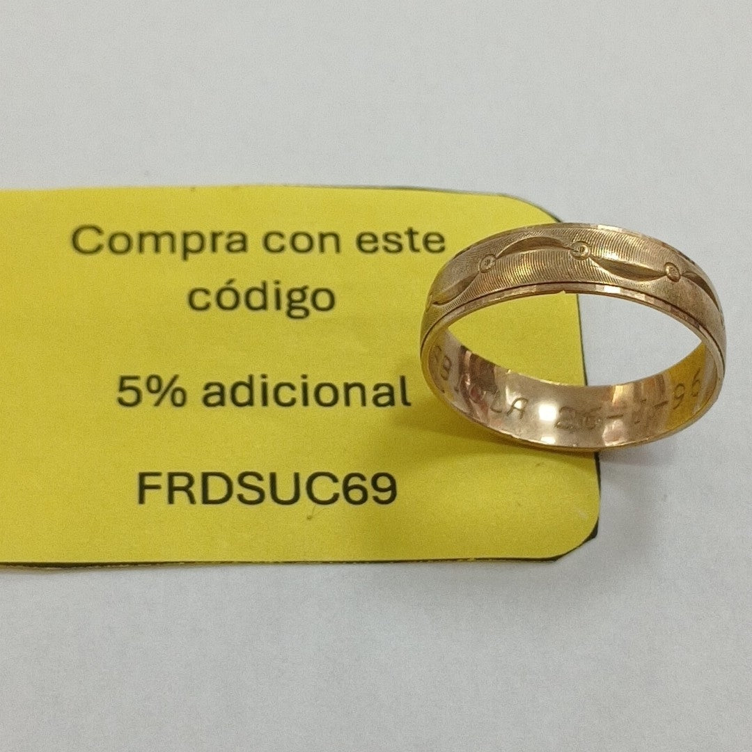 ARGOLLA ORO 10 K 2,10 GRMS (SEMINUEVO)