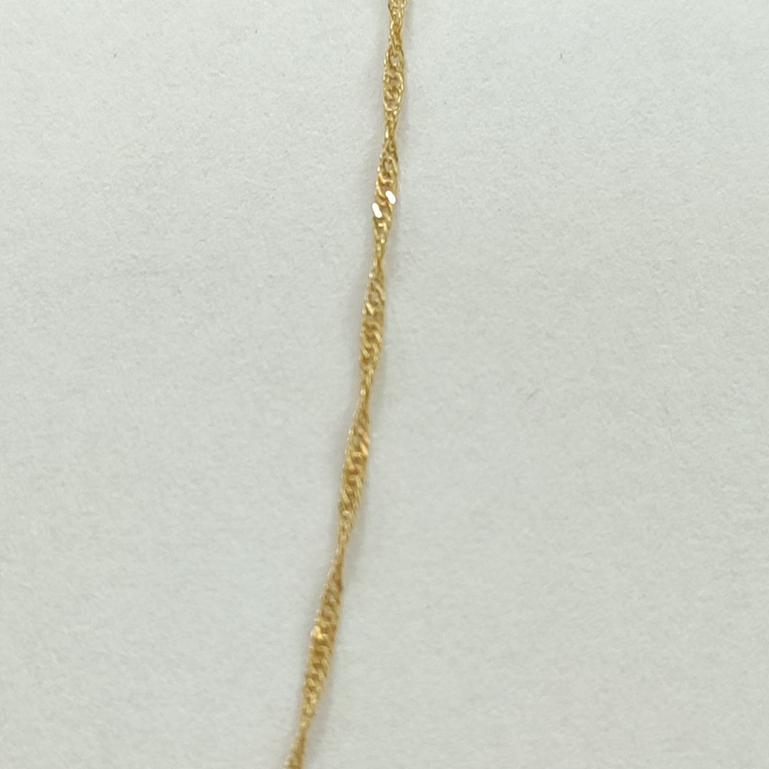 GARGANTILLA ORO 10 K 0.9 GRMS (SEMINUEVO)